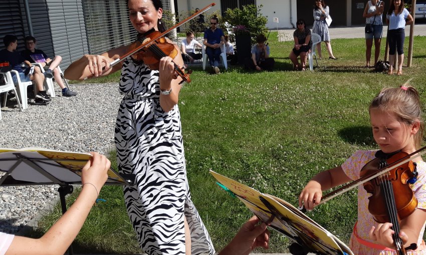 
Sommerserenade für die Bewohner des Seniorenzentrums Taläcker