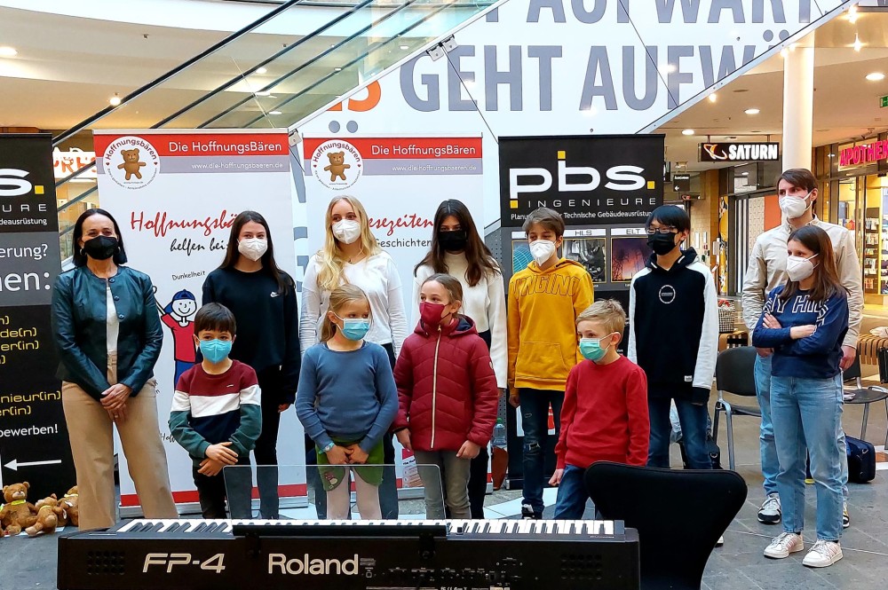 Schülerkonzert im Einkaufszentrum 