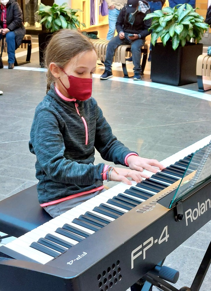 Schülerkonzert im Einkaufszentrum 